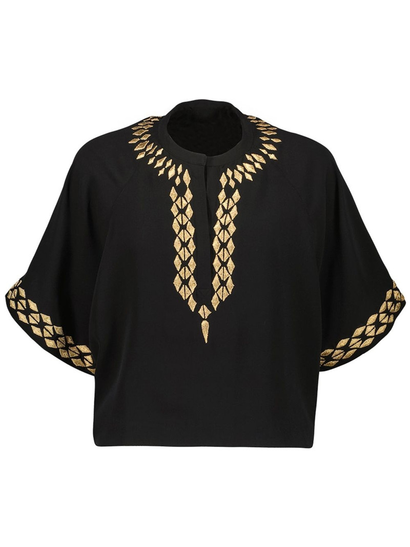 embroidered silk blouse 1