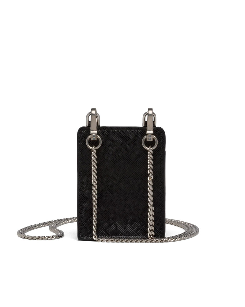 Saffiano leather earphone case 3