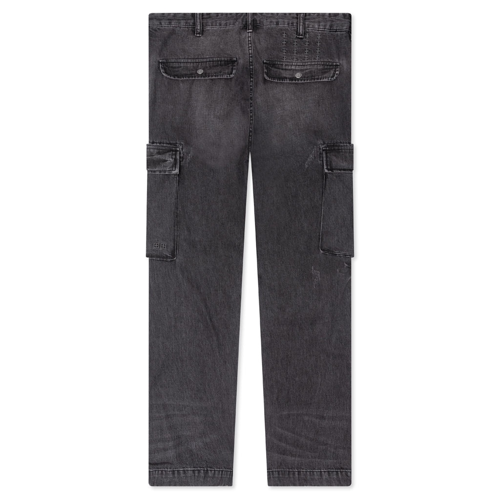 RIOT CARGO PANTS - FADED BLACK - 2