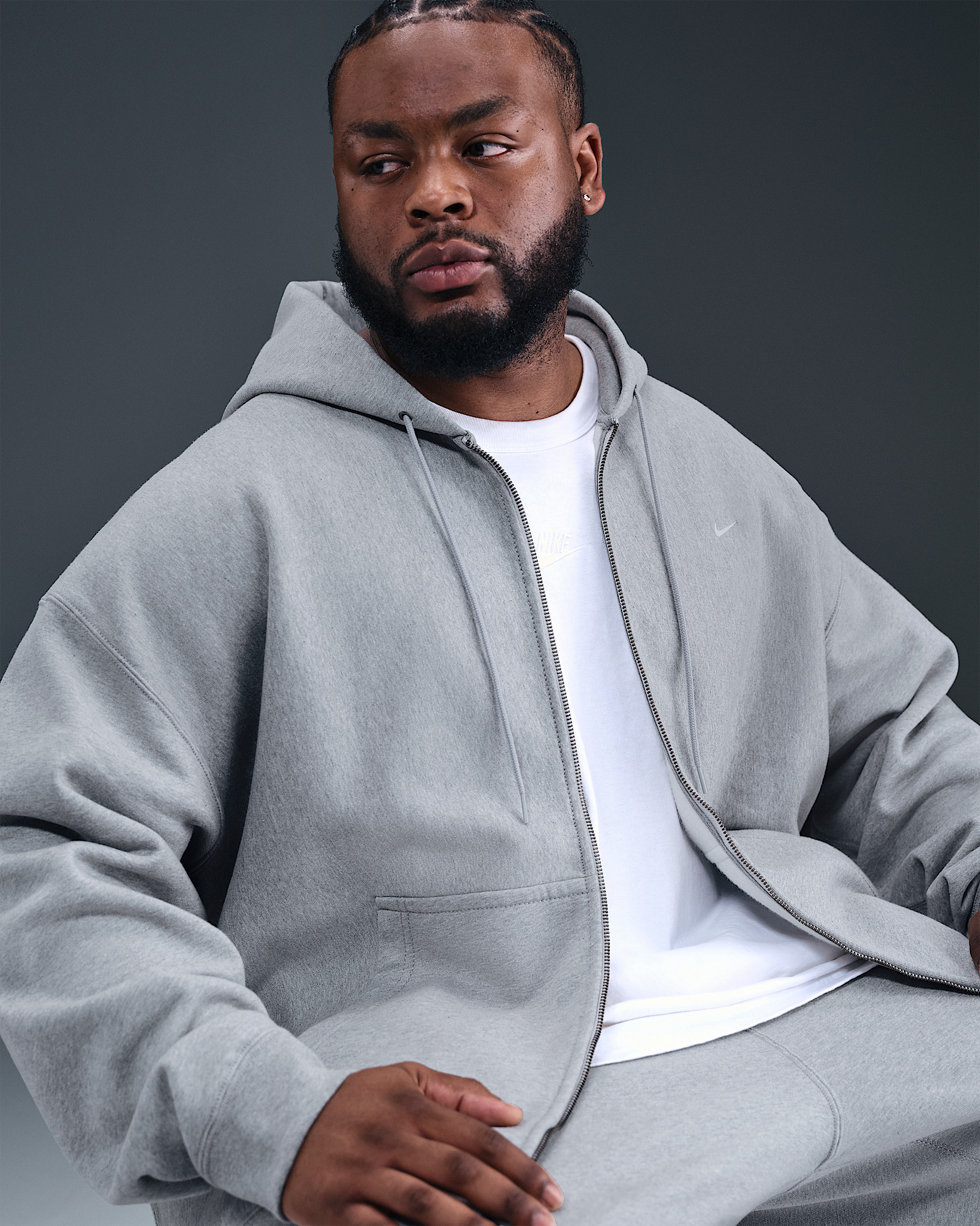 Nike Solo Swoosh Men's Full-Zip Fleece Hoodie - 8