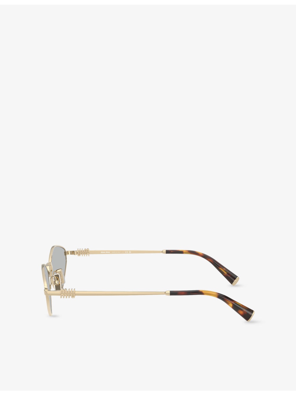 MU 56ZS Oval-Frame Metal Sunglasses - 3