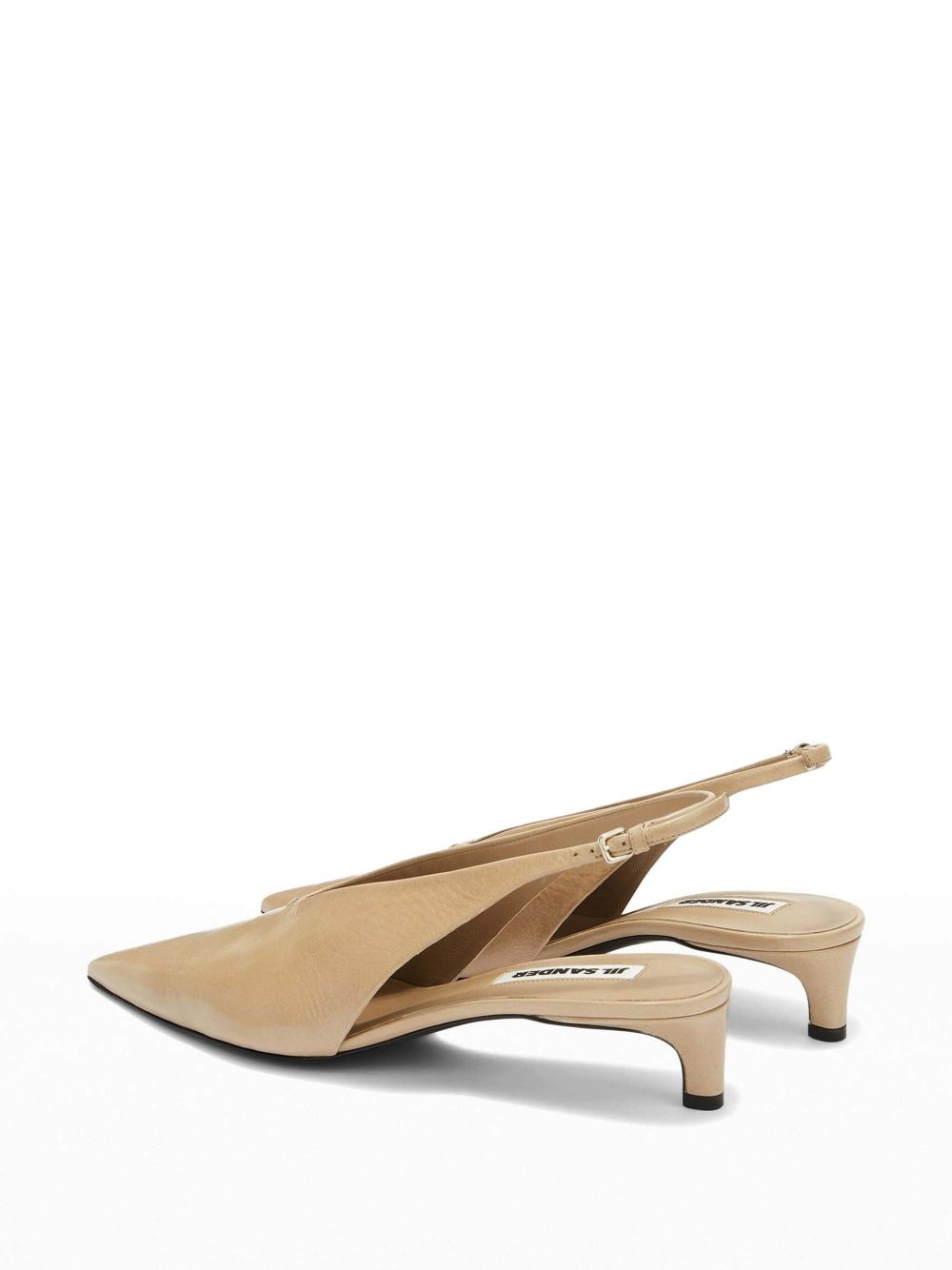 leather slingback pumps - 3
