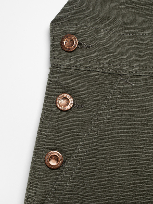 Klara Duck Canvas Dungarees - 7