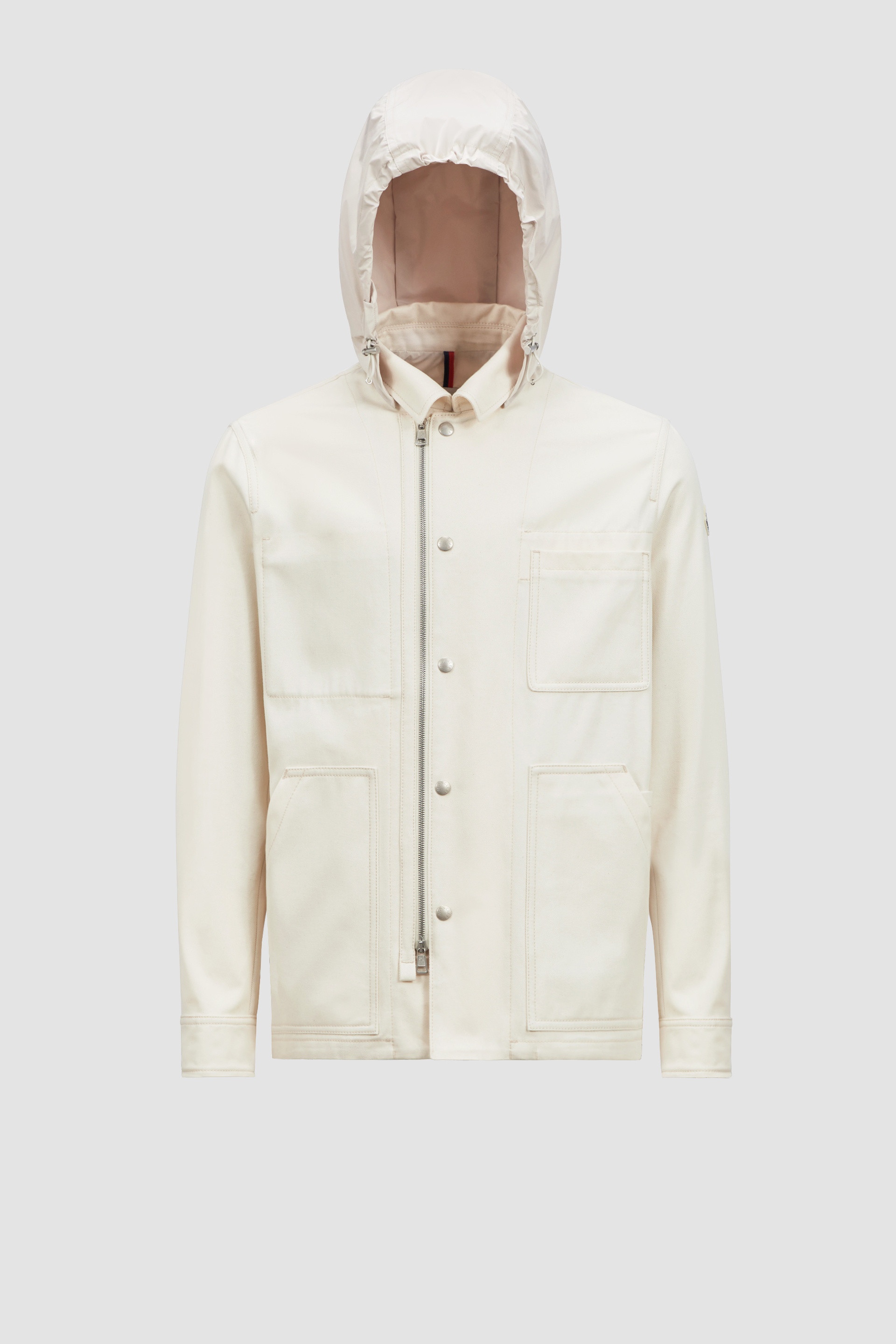 Guerledan Hooded Cotton Shirt Jacket - 1