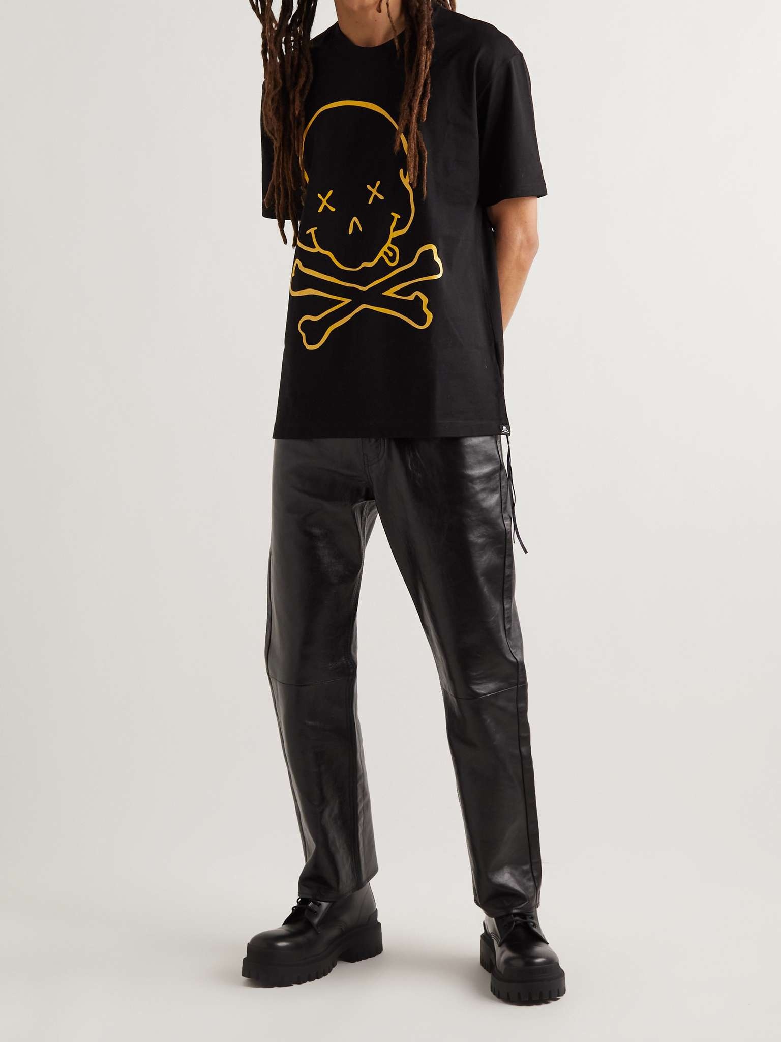 Glittered Logo-Print Cotton-Jersey T-Shirt - 2