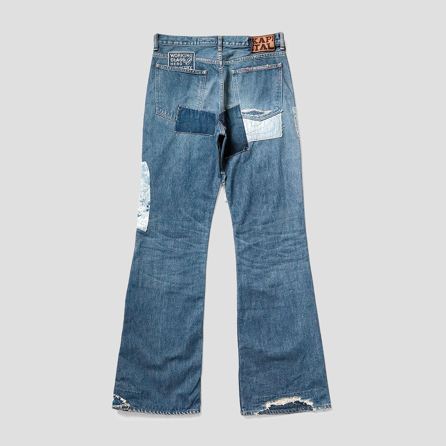 14oz DENIM 5P FLARE PANTS (CRAZY DIXIE REMAKE) - 2