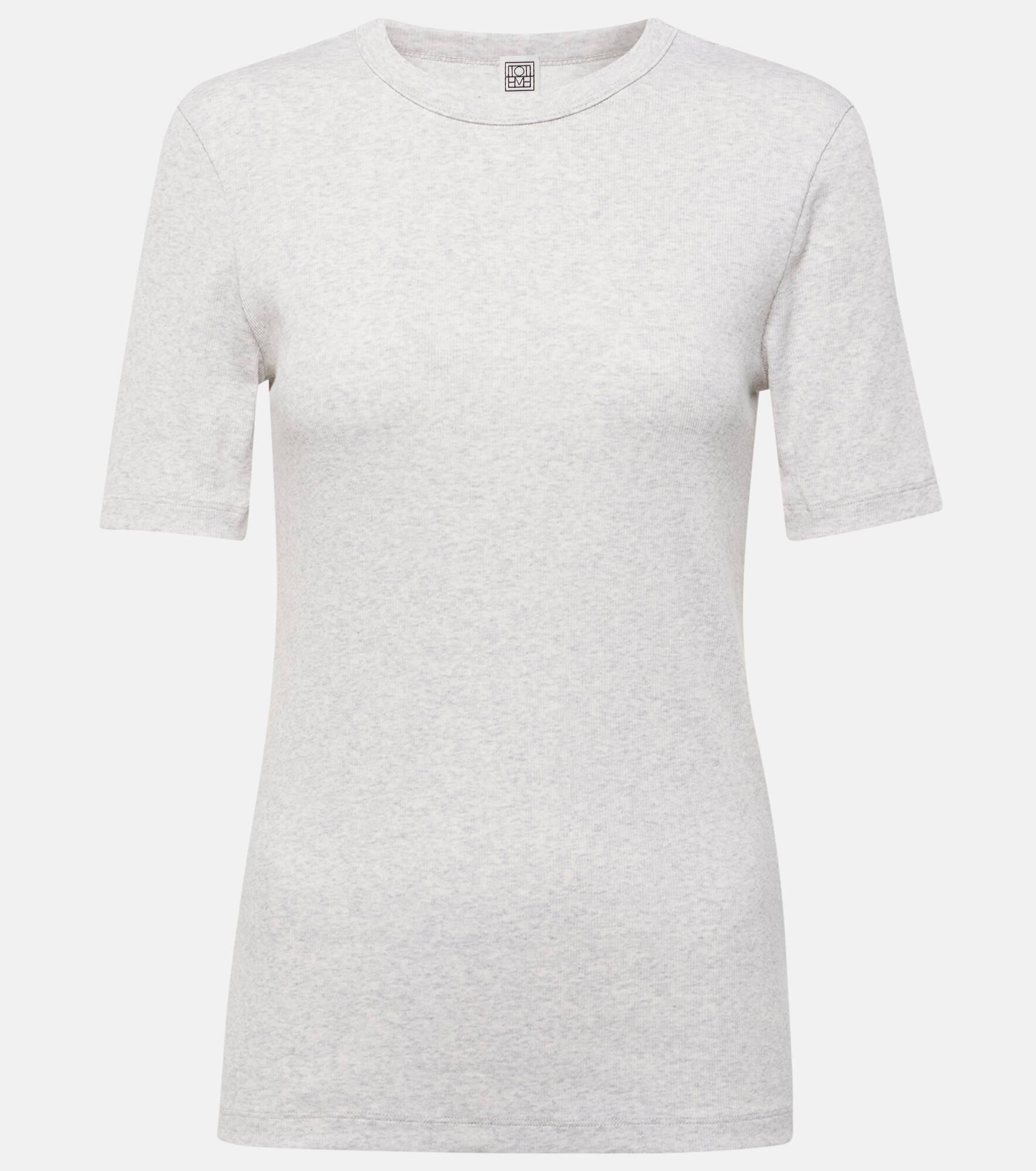 Cotton-blend jersey T-shirt - 1