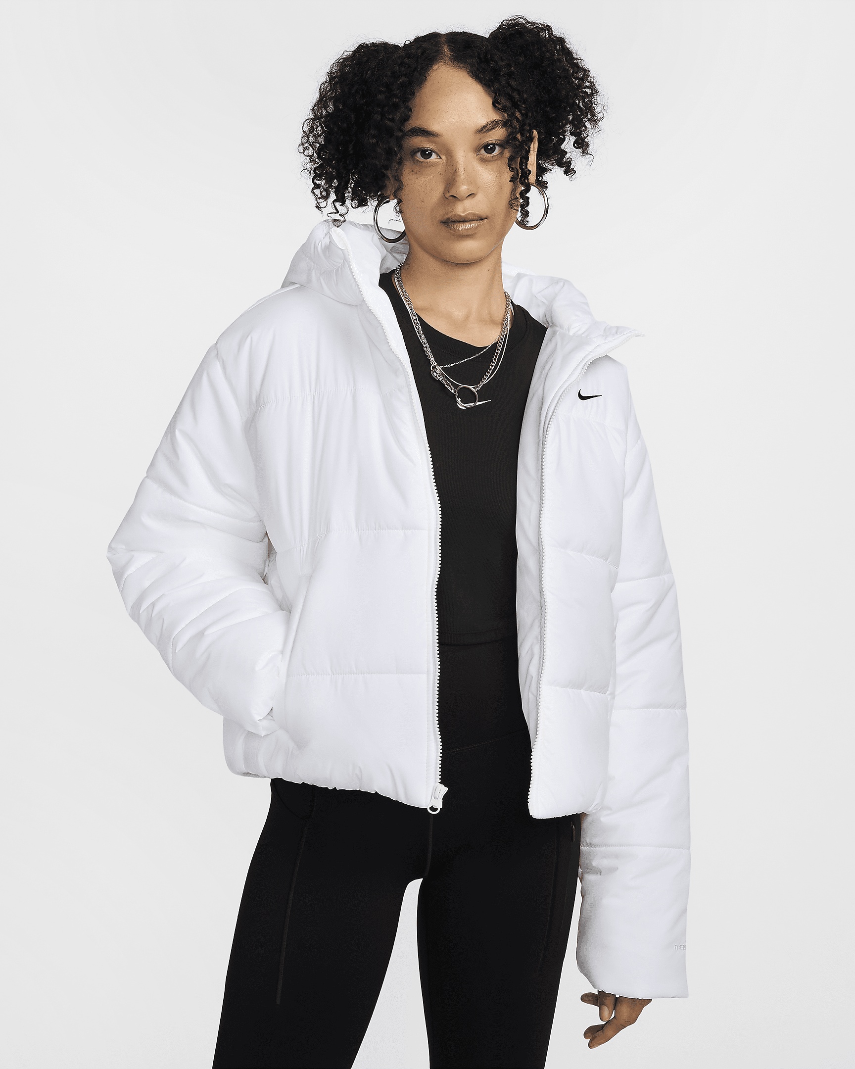 Nike Nike Sportswear Classic Puffer Women s Therma FIT Loose Hooded Jacket REVERSIBLE