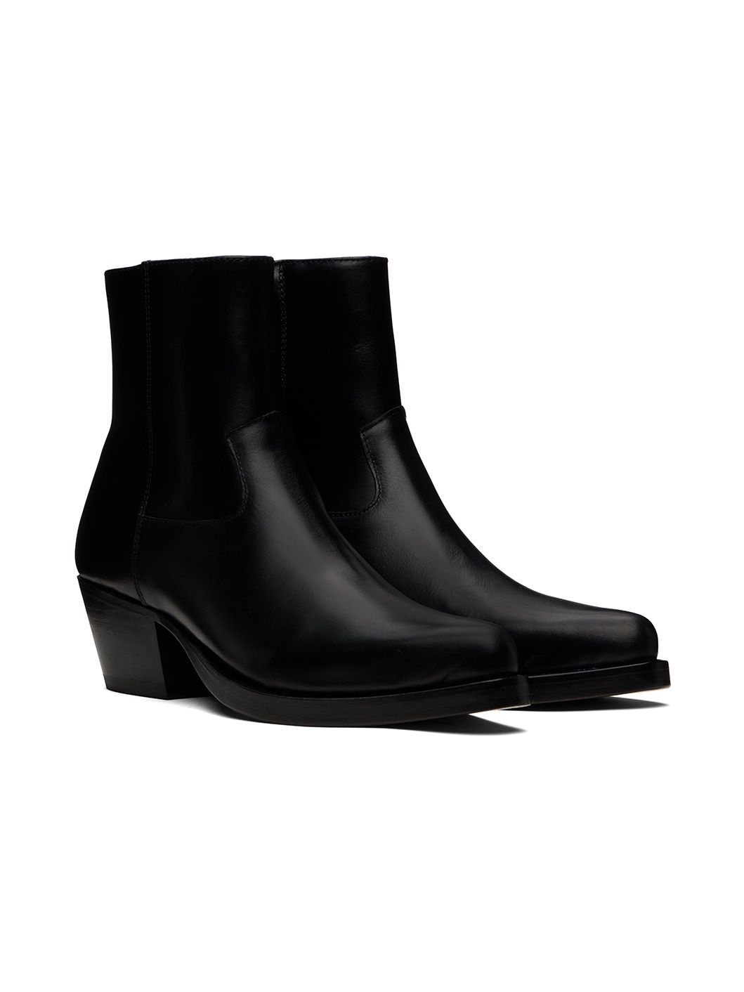 Black Western Boots - 4