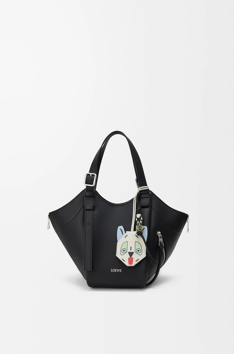 Futurist Cat keyfob in calfskin 3