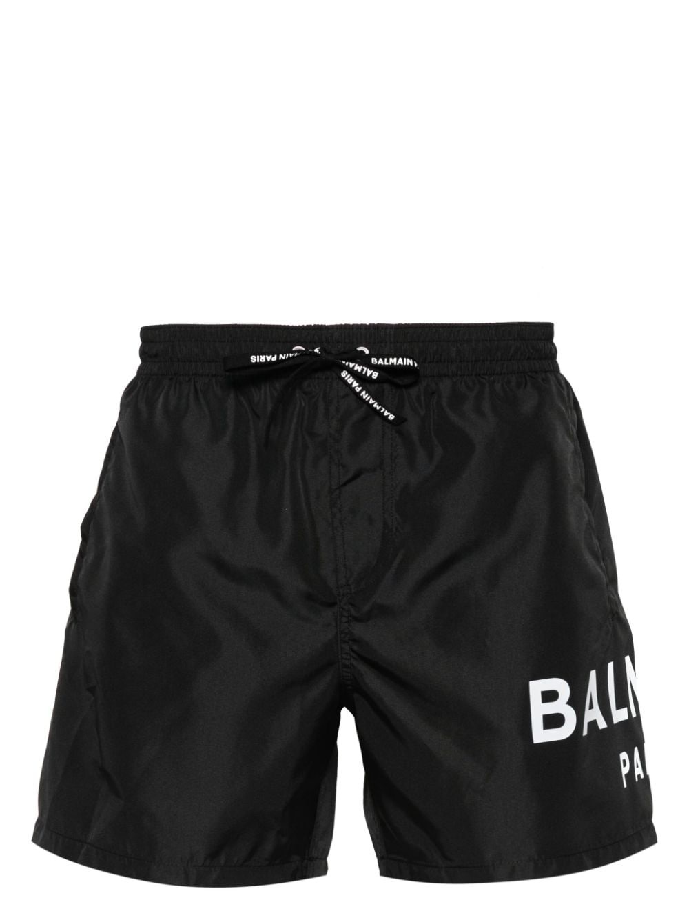 logo-print swim shorts - 1