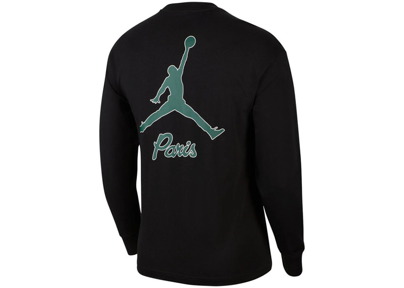 Jordan Jordan x Paris Saint-Germain Long-Sleeve T-Shirt Black outlook