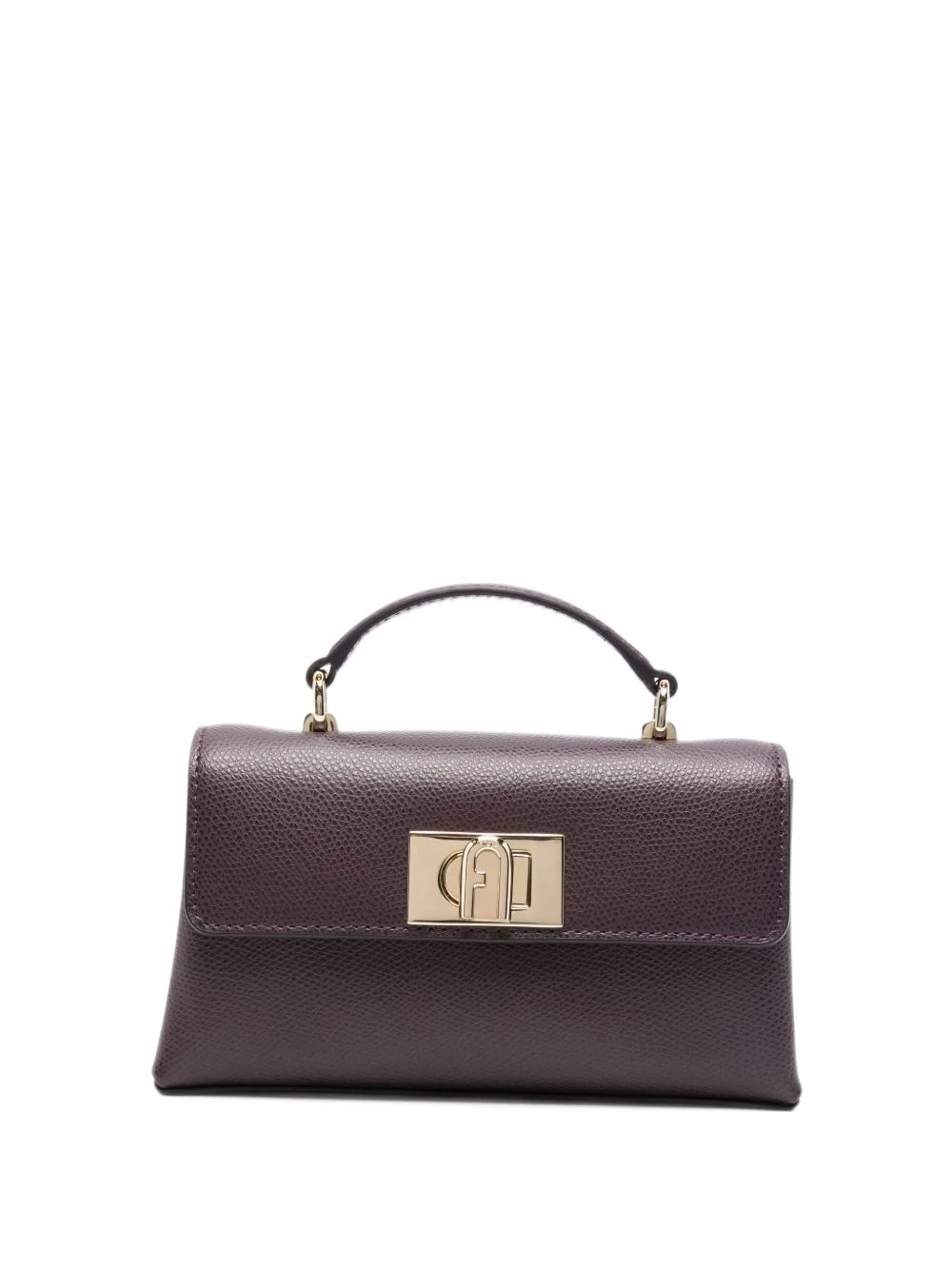 1927 grained leather tote bag - 1
