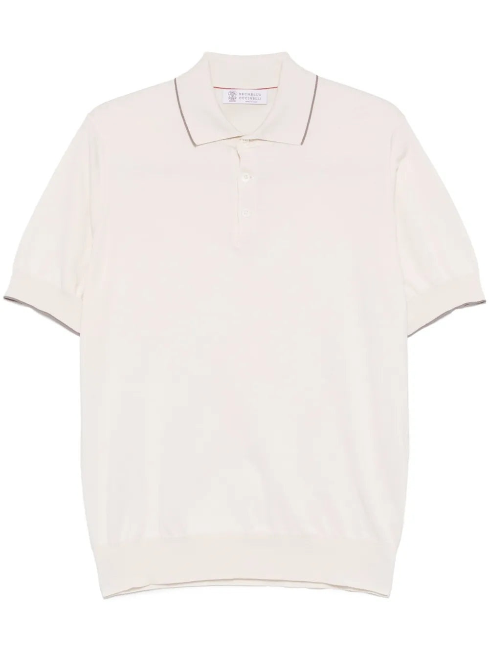 CONTRASTING-TRIM POLO SHIRT - 1