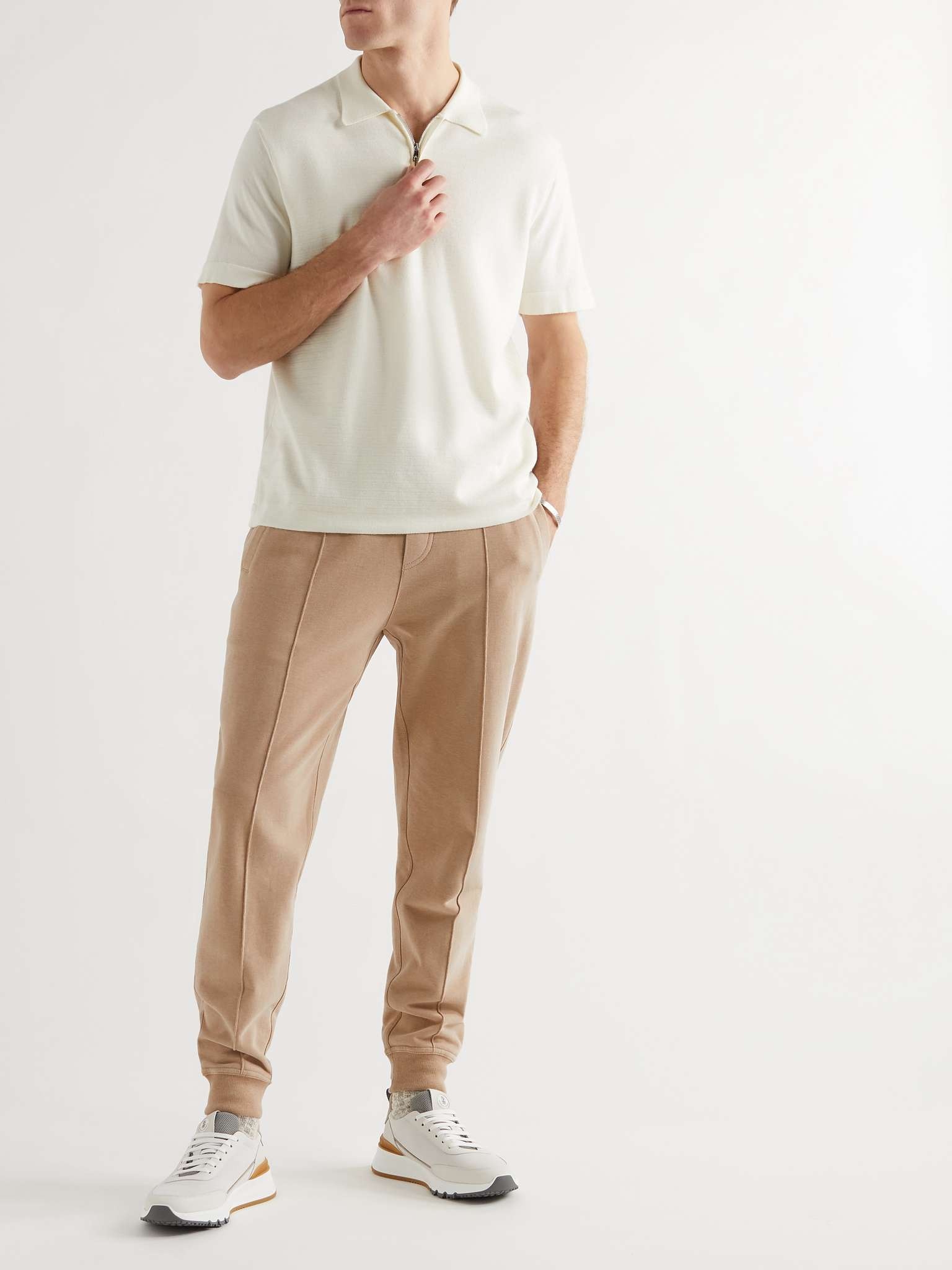 Tapered Cotton Sweatpants - 2