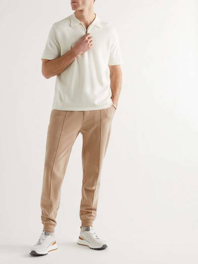 Brunello Cucinelli Tapered Cotton Sweatpants outlook