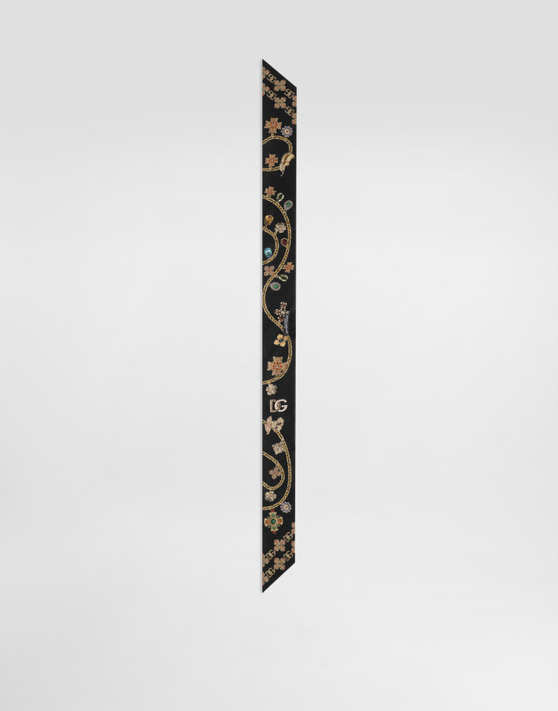 Dolce & Gabbana Silk twill bandeau outlook