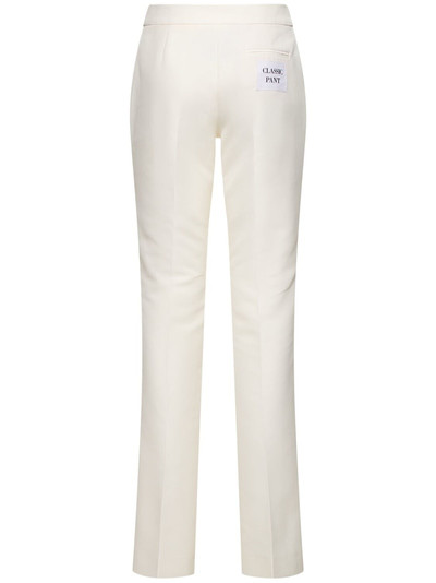 Moschino Cotton duchesse straight pants outlook