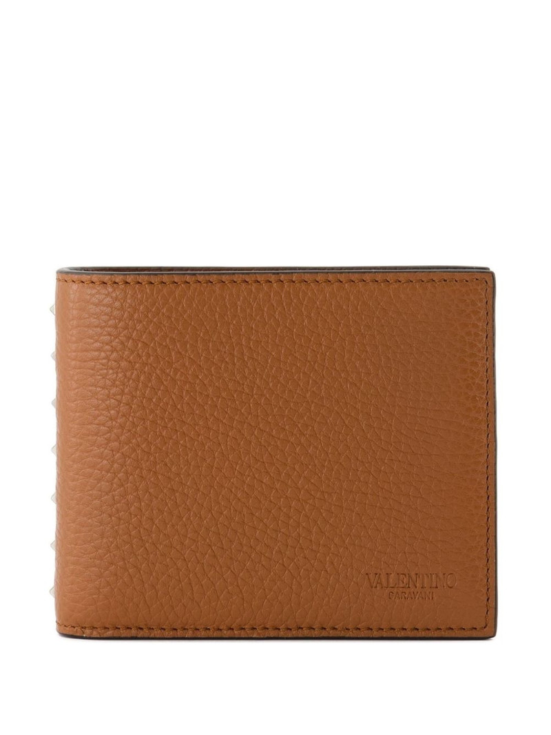 Rockstud calfskin wallet 1