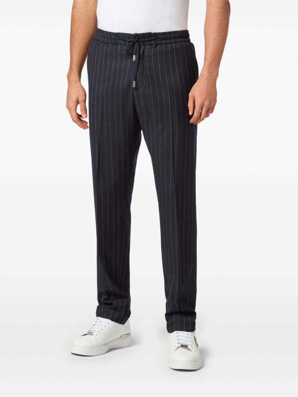 pinstriped track pants - 3