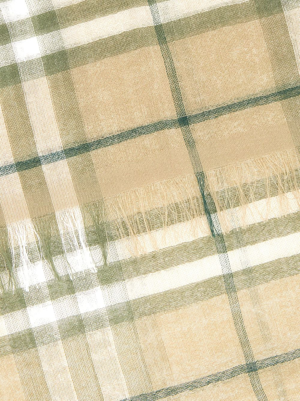 checked scarf - 2