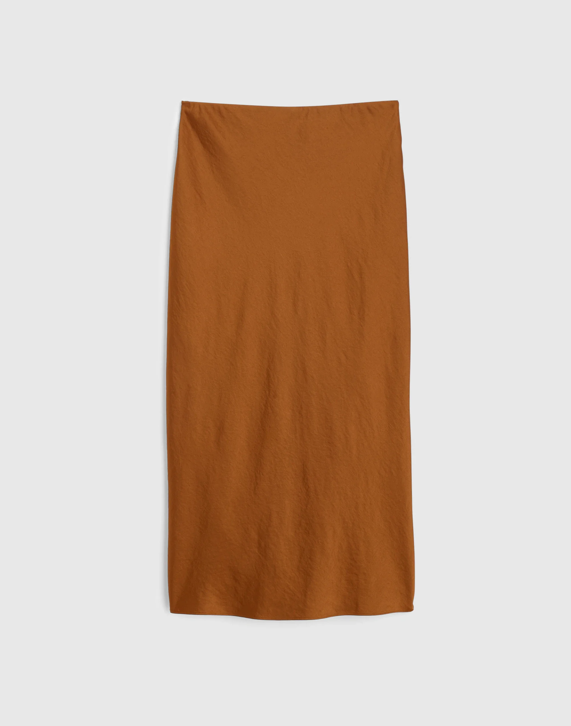 Satin Maxi Slip Skirt - 1