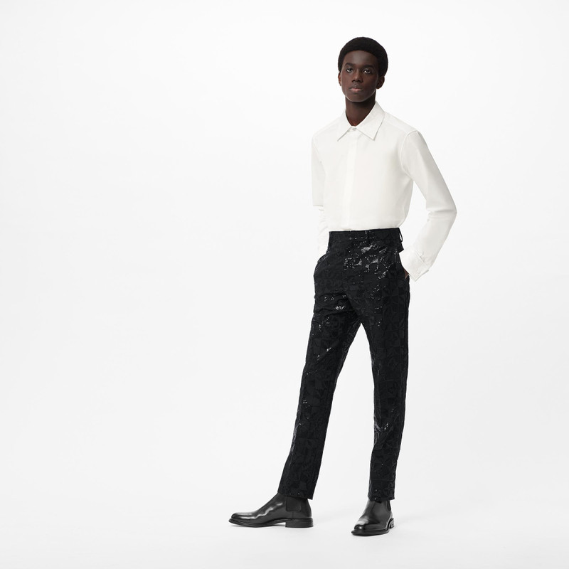Louis Vuitton Embroidered Evening Cigaret Pants outlook