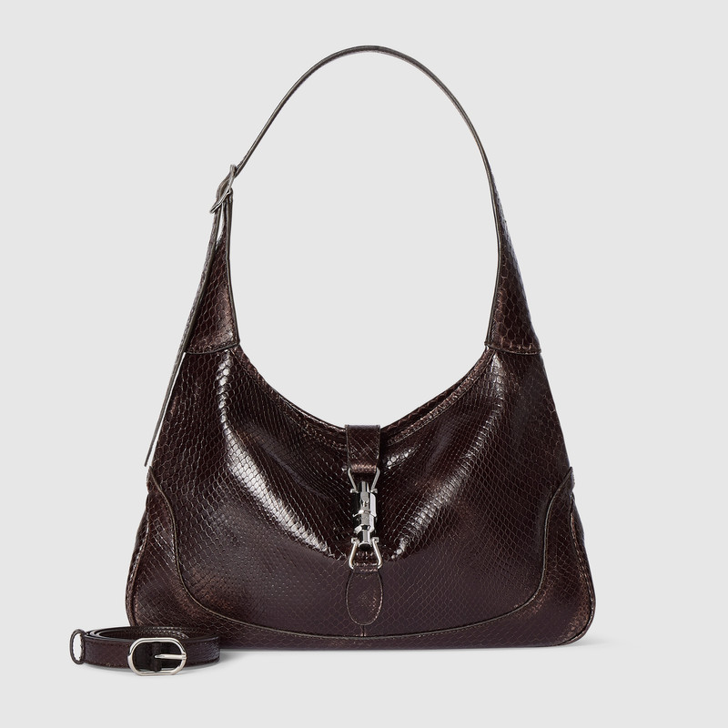 Gucci Jackie 1961 python medium shoulder bag 1