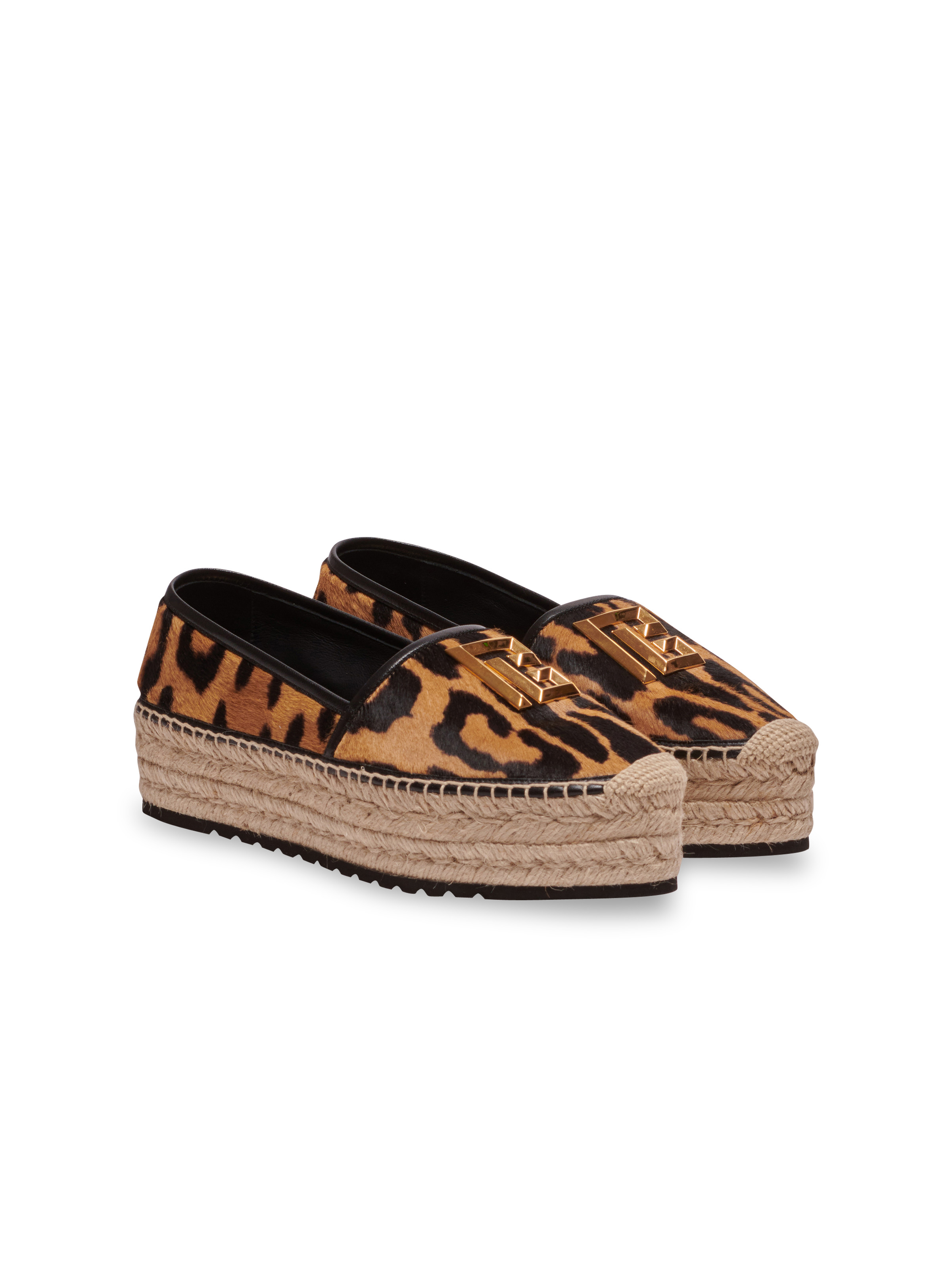 Alex espadrilles in leopard-print leather - 2