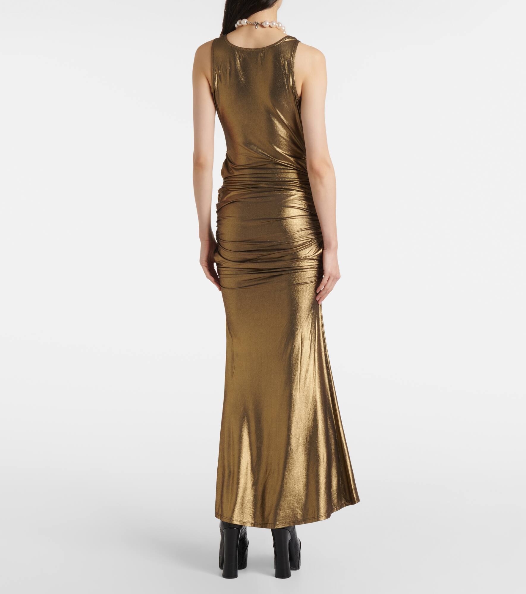 Liz draped jersey gown - 3