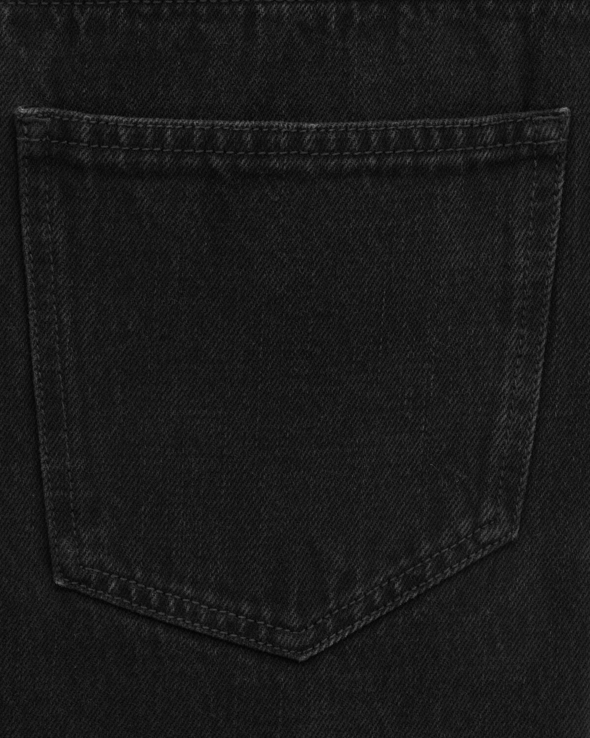 BAGGY JEANS IN CARBON BLACK DENIM - 3