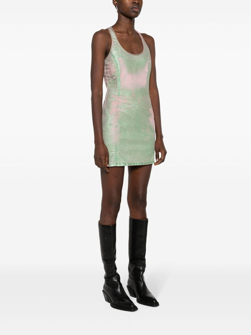 De-Arlyn-S laminated mini dress 3