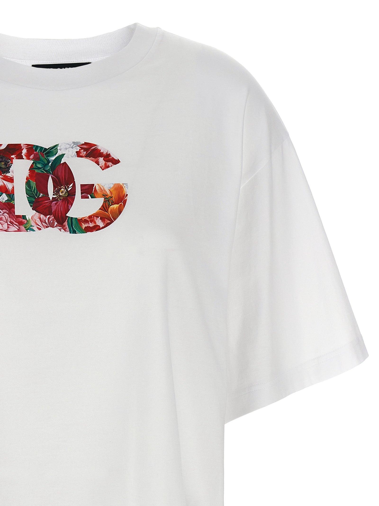 Floral Logo T-Shirt White - 3
