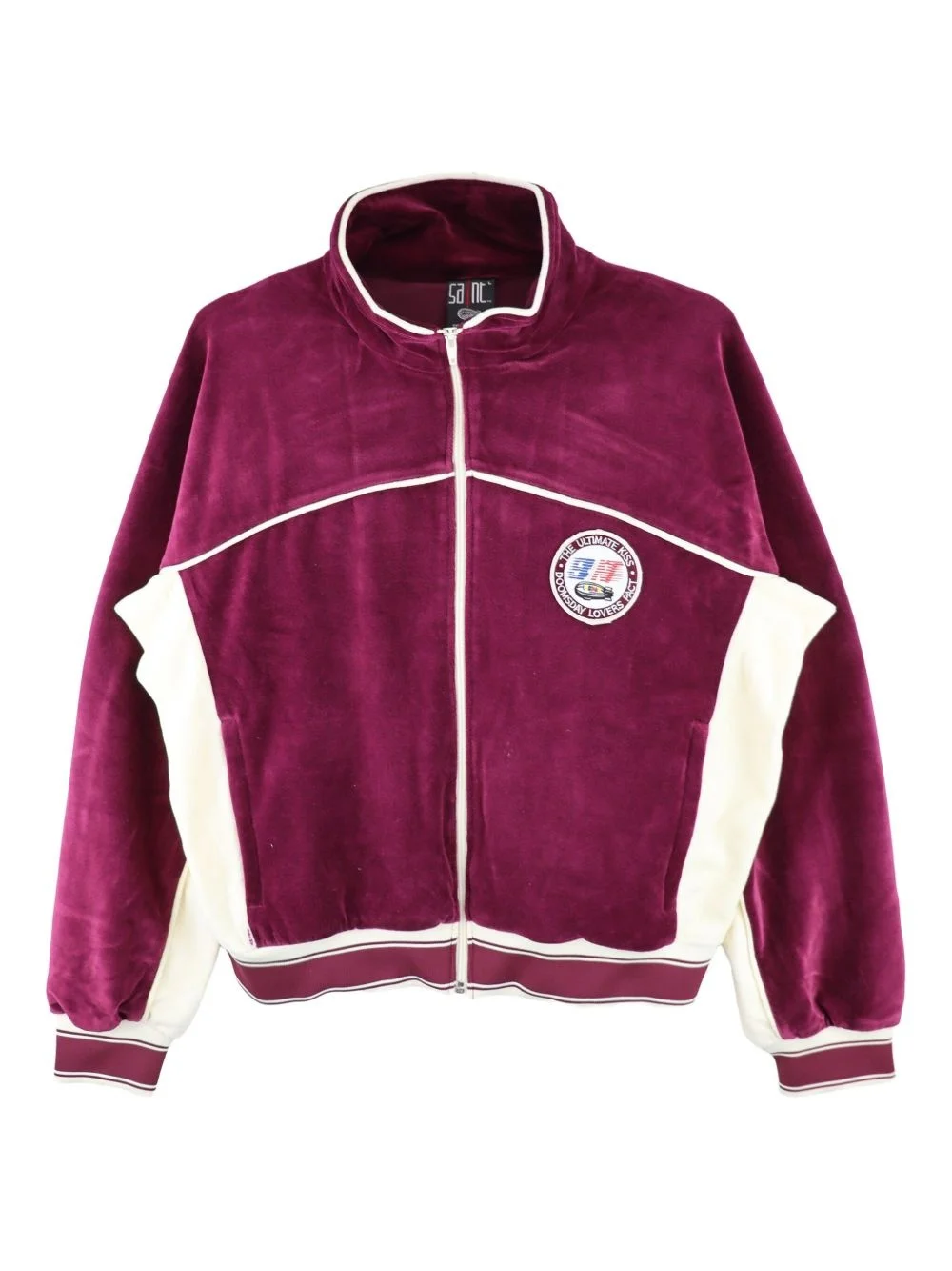 velour track jacket - 1