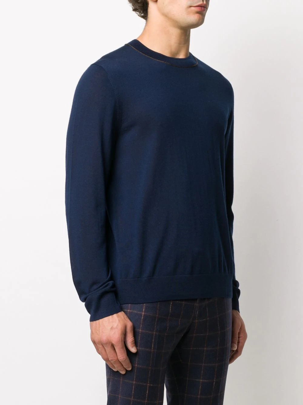 plain long-sleeve jumper - 3