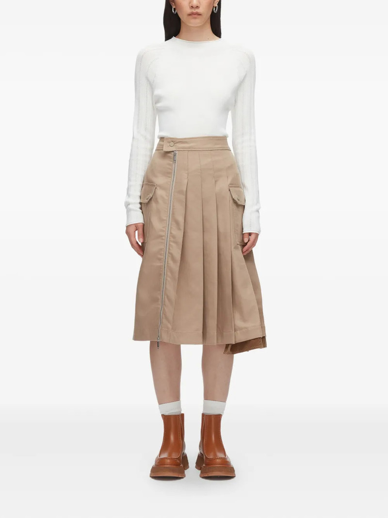 3.1 Phillip Lim Pleated Zip Utility Skirt outlook