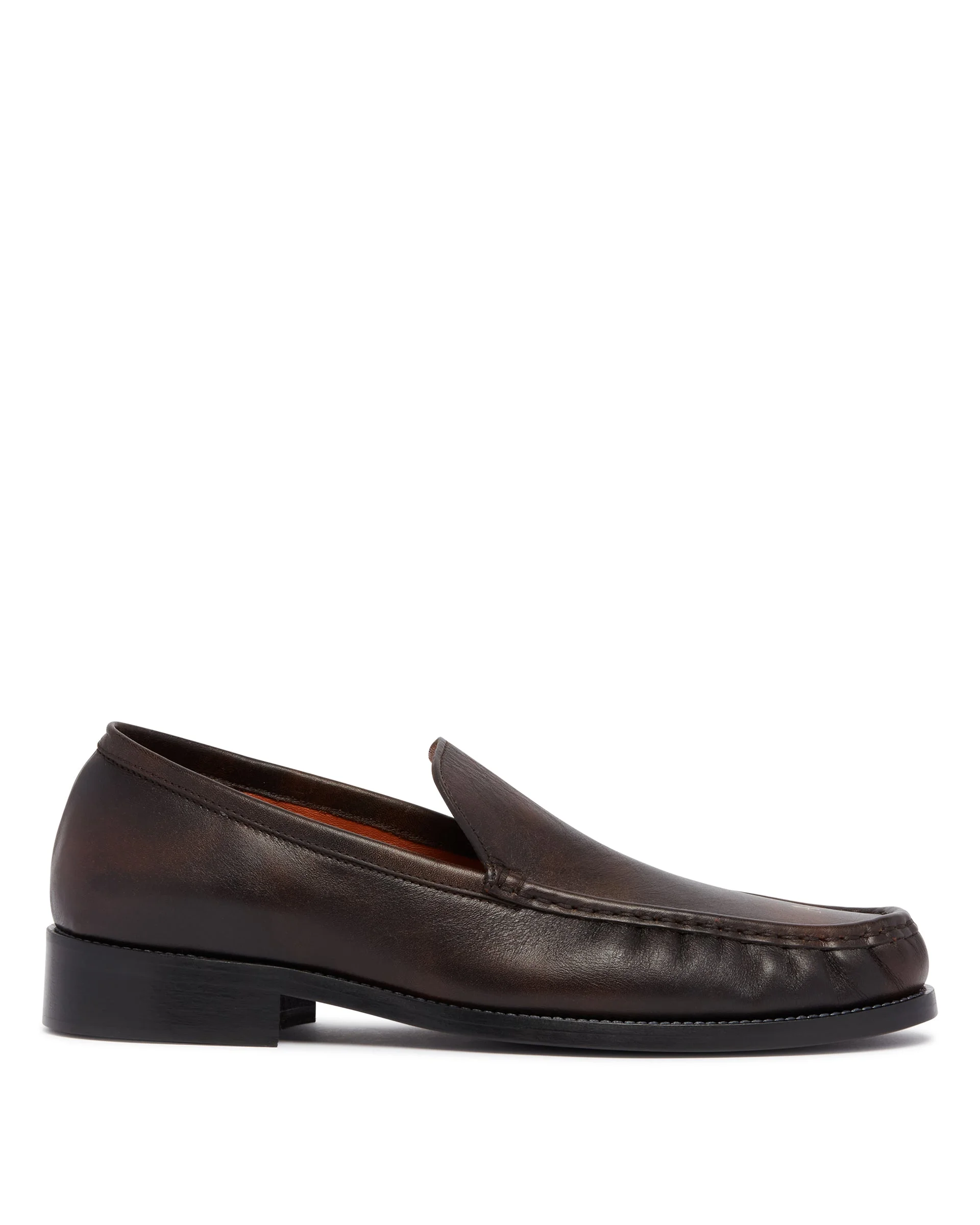 Brown Loafers with Initials - 1