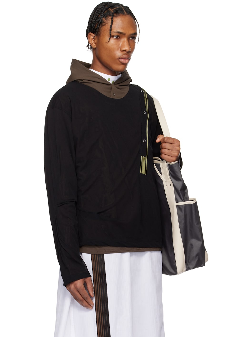 Brown & Black Inex Hoodie - 2
