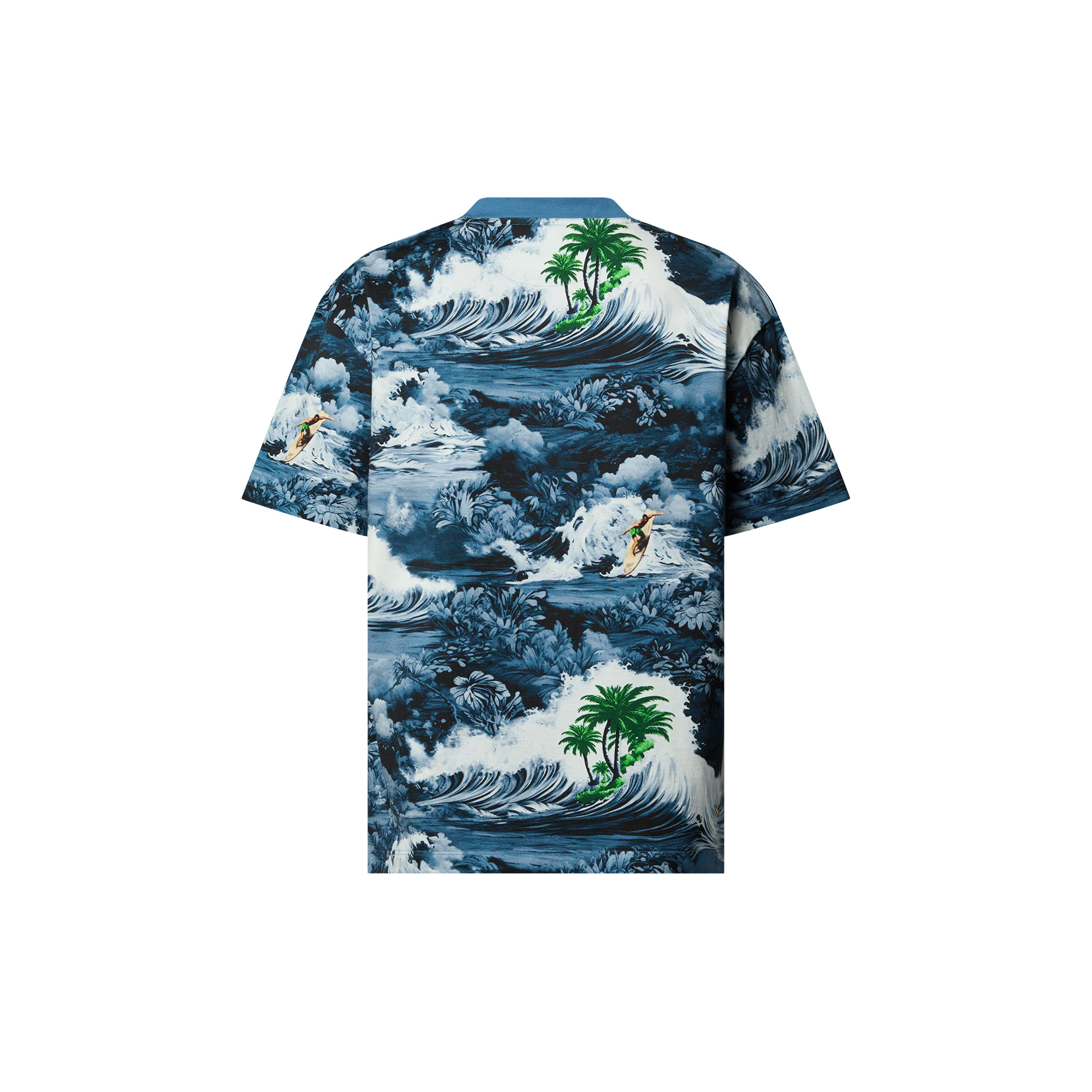 Printed Short-Sleeved Cotton T-Shirt - 3