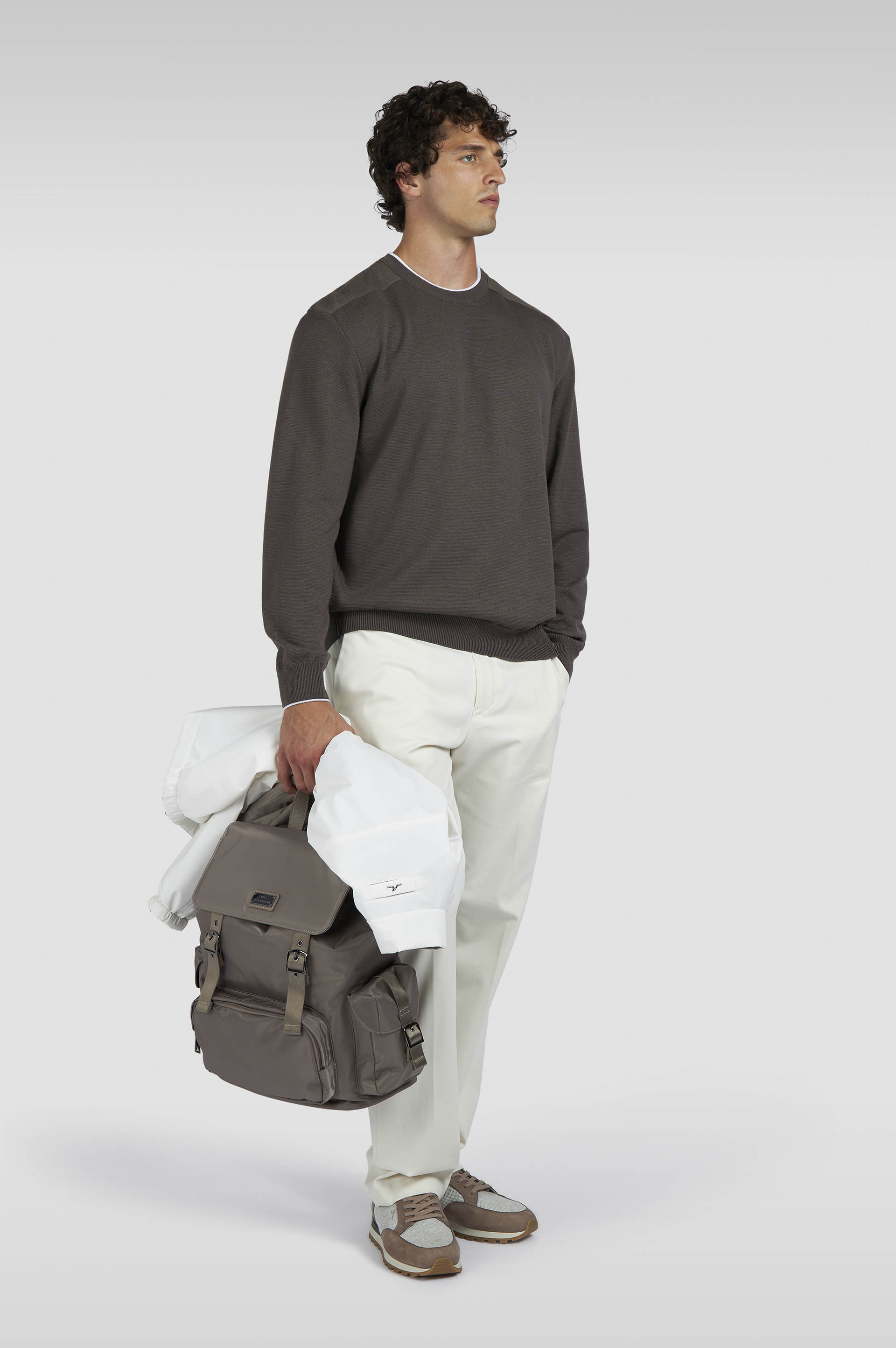 MERINO EXTRAFINE CREWNECK SWEATER - 2
