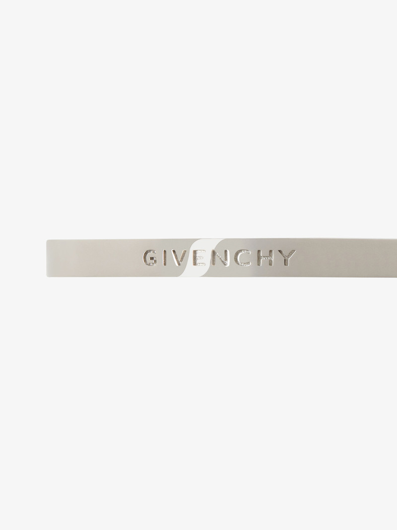 Givenchy GIVENCHY CUFF BRACELET IN SILVER METAL outlook