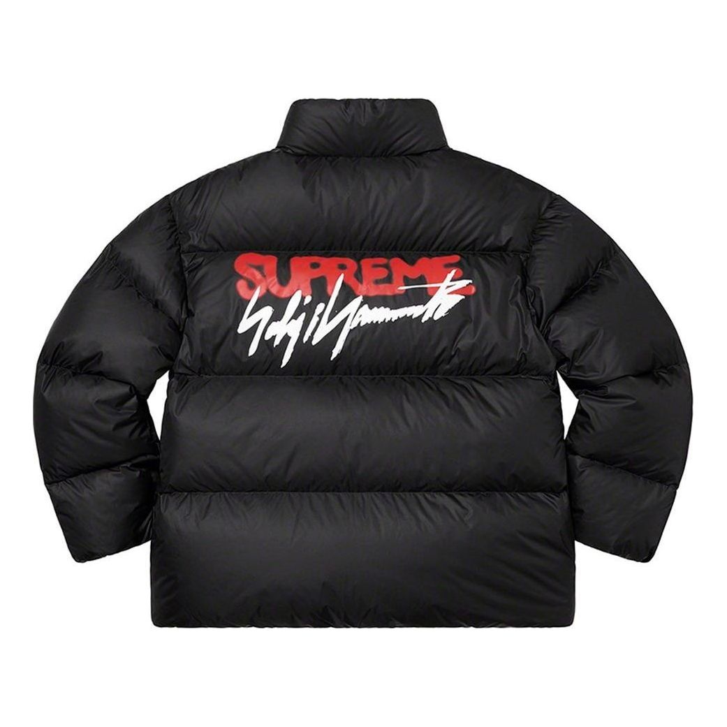 Supreme x Yohji Yamamoto Down Jacket 'Black White Red' SUP-FW20-100 - 2