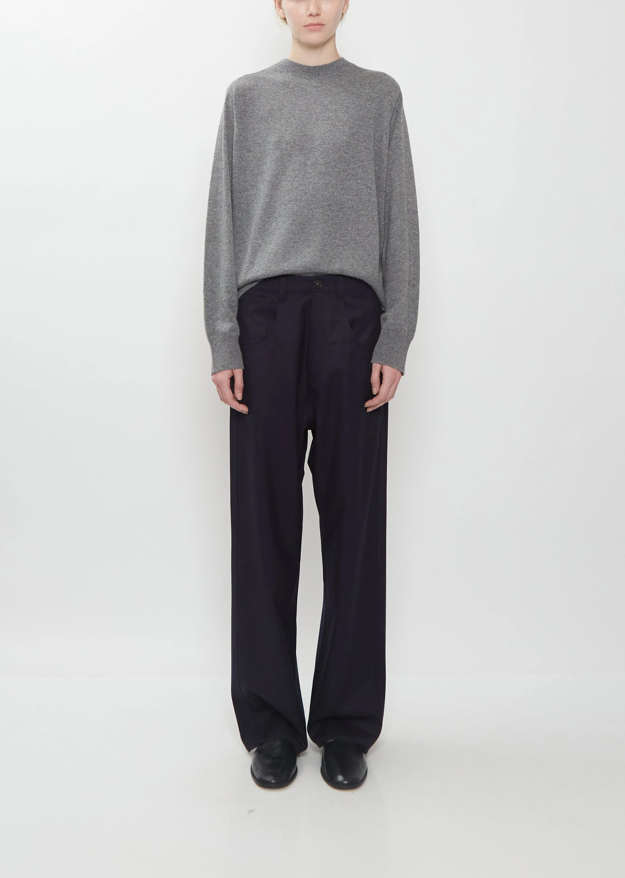 Phill Ultralight Wool Flannel 5-Pocket Pant - 1