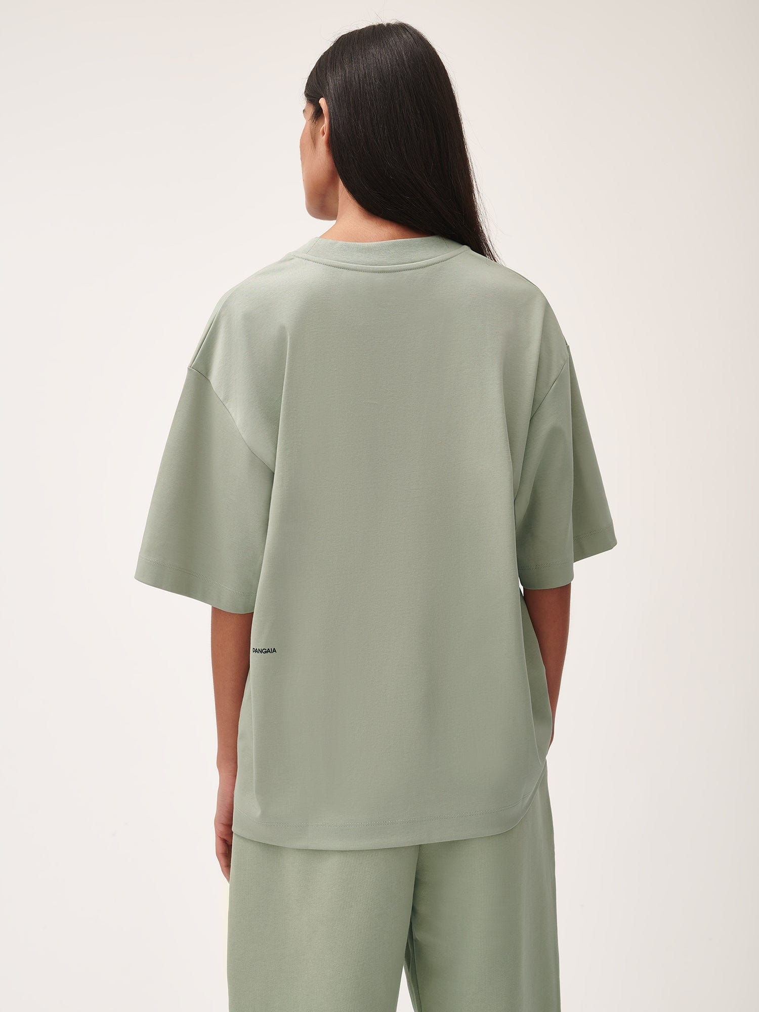 Womens DNA Oversized T-Shirt - Moss Green - 3