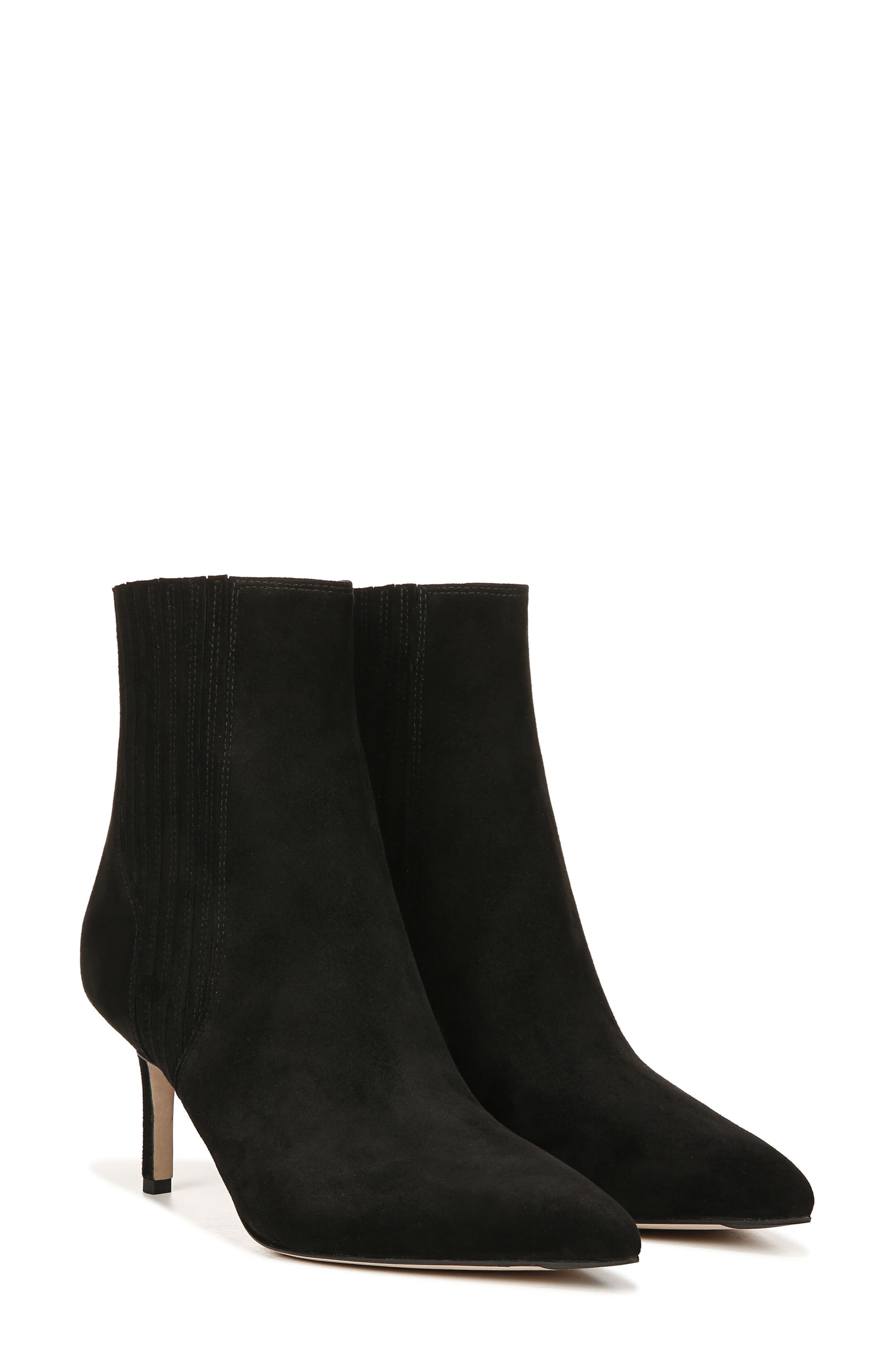 Veronica Beard Lisa 70mm Pointed Toe Bootie in Black at Nordstrom - 9