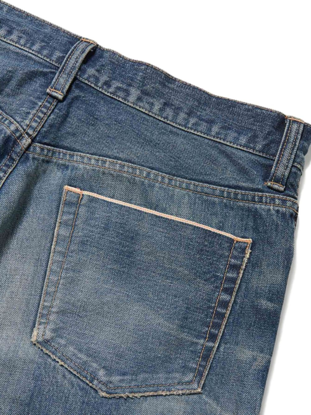 DISTRESSED LIGHT-WASH JEANS - 5