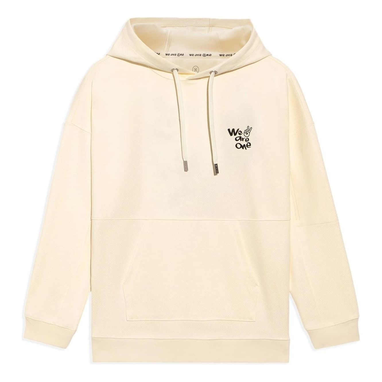 Li-Ning Way Of Wade We Are One Graphic Hoodie 'Beige' AWDS113-7 - 1
