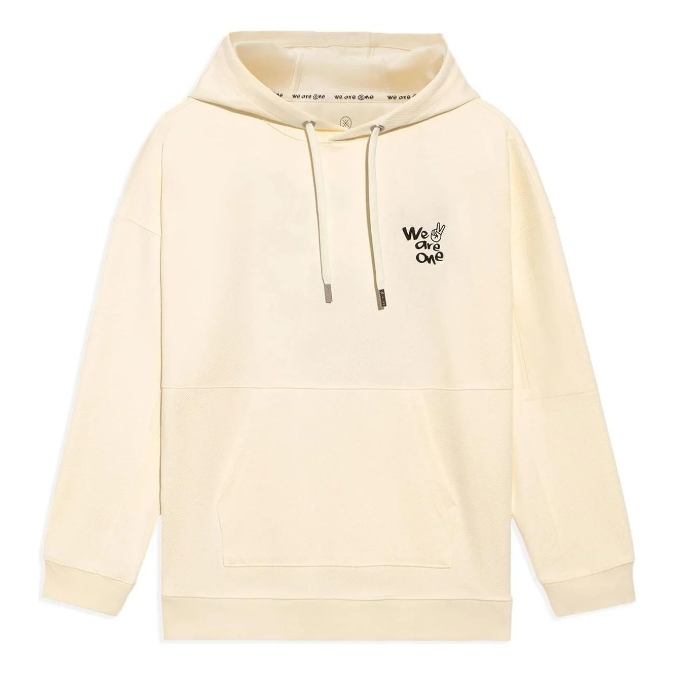 Li-Ning Way Of Wade We Are One Graphic Hoodie 'Beige' AWDS113-7 - 1