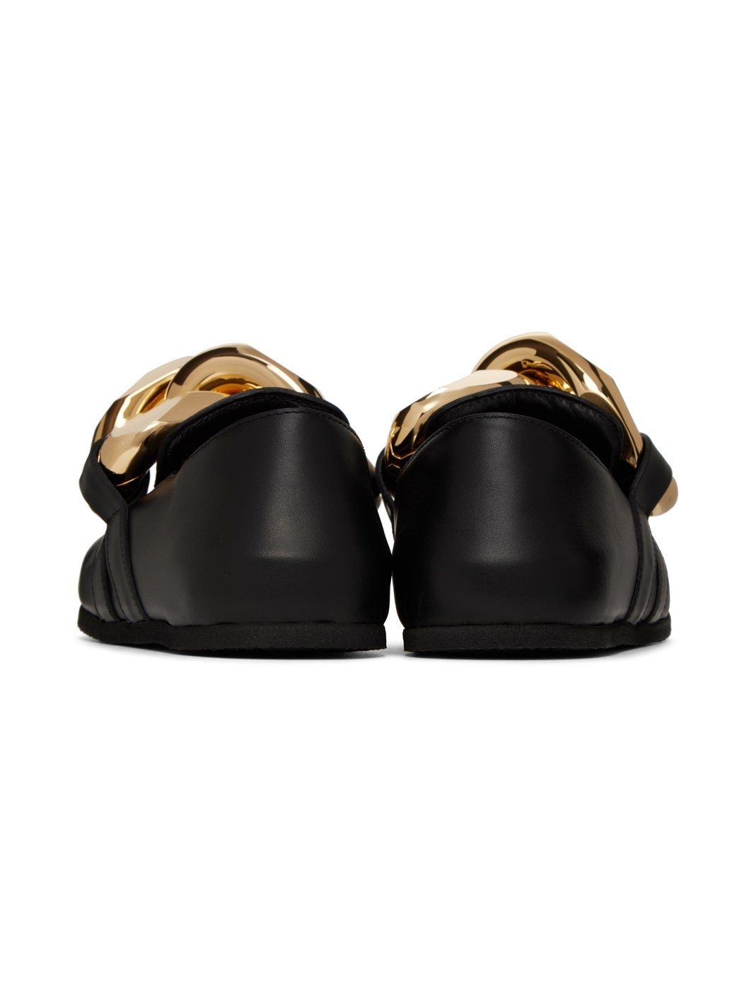 Black Chain Loafers - 2