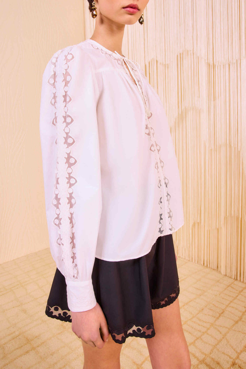 ULLA JOHNSON Kady Long Sleeve Blouse outlook